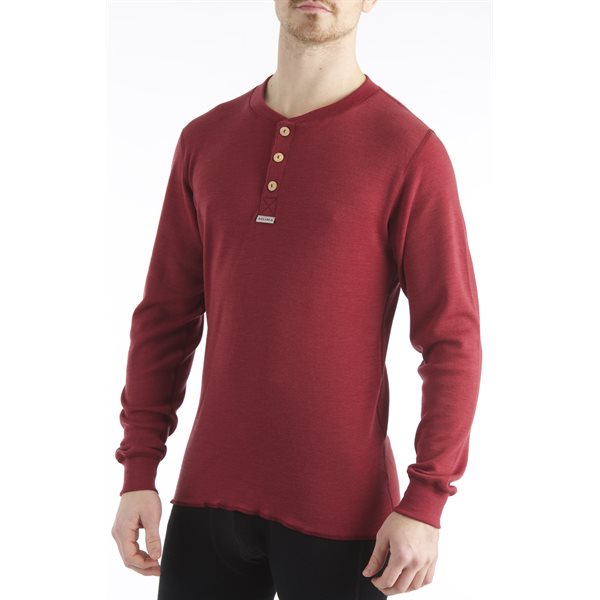 Warmwool Granddad Shirt Man Rumba Red X 