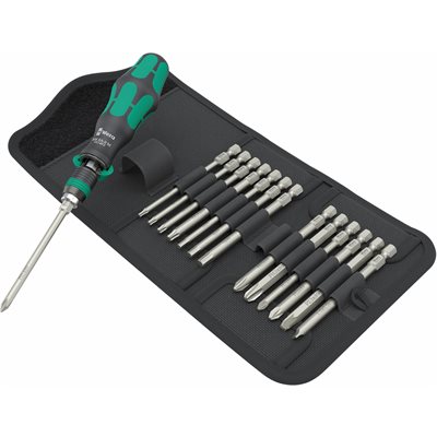 Jeu de tournevis à cliquet Kraftform Kompakt 838 RA-R M, 15 pièces Jeu de tournevis à cliquet Kraftform Kompakt 838 RA-R M, 15 pièces