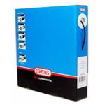 Elvedes - Gaine de câble de vitesse Argent fumé tressé avec doublure Ø5.0mm x 30m