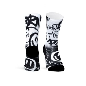 Pacific & Co. Sublimated ACID B&W Socks