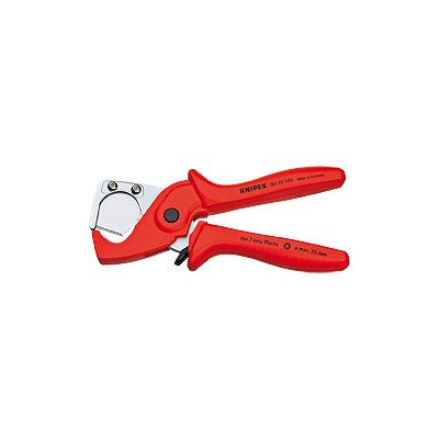 Cutter for flexible hoses and plastic conduit pipes