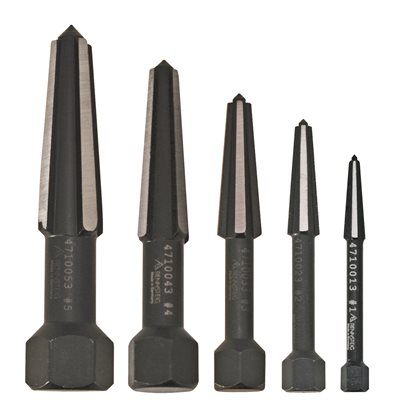 Screw Extractor Double Edged Set 5 Parts