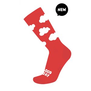 Pacific & Co. Knitted CLOUDS Blue Socks