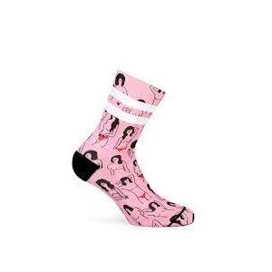 Pacific & Co Sublimated FREE THE NIPPLE Low Cut Socks S / M