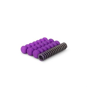Spring kit for the USE / Ultimate Shokposts and Vybe seat post. Puple 174-225Lbs / 80-100 Kg