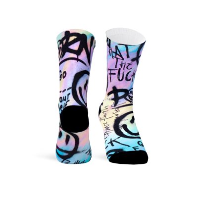 Chaussettes Pacific & Co. Sublimées ACID COLORS L / XL